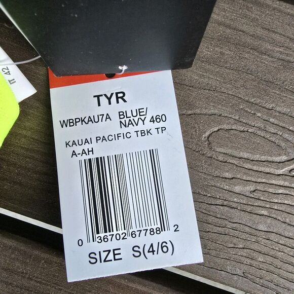 TYR Women's Mix & Match Kauai & Penello Tieback Tops & Navy Bikini Sz S New - Picture 6 of 7